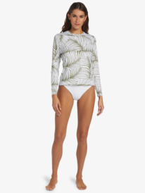3 Sea Skippin UPF 50 Long Sleeve Rashguard Green ARJWR03204 Roxy
