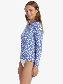 1 Sea Skippin Long Sleeve UPF 50 Rashguard Blue ARJWR03215 Roxy