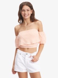 Seaside Heaven - Off The Shoulder Crop Top for Women  ARJWT03284
