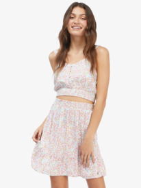 0 Sea Fog Strappy Tank Top Green ARJWT03291 Roxy
