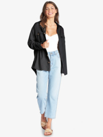 4 Let It Go Cord 2022 - Long Sleeve Shirt for Women Black ARJWT03295 Roxy