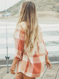 4 Let It Go Long Sleeve Shirt Beige ARJWT03296 Roxy