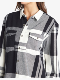11 Let It Go Long Sleeve Shirt Black ARJWT03296 Roxy