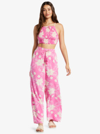 3 Live Free Strappy Tank Pink ARJWT03311 Roxy