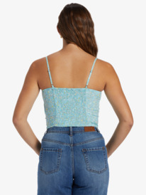 roxy, Vibrant Light Strappy Crop Top, TOURMALINE PRETTY PAISLEY (bzb6) VIBRANT LIGHT ARJWT03316