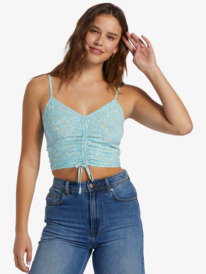 roxy, Vibrant Light Strappy Crop Top, TOURMALINE PRETTY PAISLEY (bzb6) VIBRANT LIGHT ARJWT03316