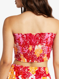 3 Warm Waters Bandeau Top Red ARJWT03319 Roxy