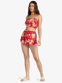 4 Warm Waters Bandeau Top Red ARJWT03319 Roxy