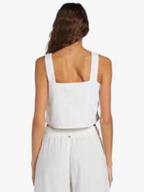 roxy, Together Sunset Tank Top, SNOW WHITE (wbk0) TOGETHER SUNSET 2 ARJWT03321