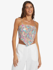 roxy, Iconic Place Strappy Crop Top, SWIRLY DAZE (mdr6) ICONIC PLACE 2 ARJWT03326