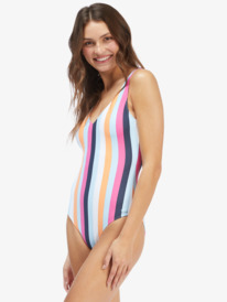 3 Holiday Jungle One Piece Swimsuit Blue ARJX103113 Roxy
