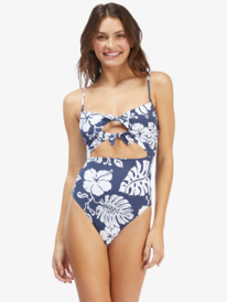 roxy, Just Shine Fashion One Piece Swimsuit Women, MOOD INDIGO HERITAGE FLORAL S (bsp7) JUST SHINE FASHION ONE PIECE 2 ARJX103114