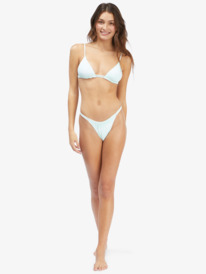 1 Palm Tree Dreams Reversible Triangle Bikini Top Green ARJX303547 Roxy
