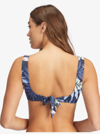 roxy, Printed Beach Classics Bralette Bikini Top, MOOD INDIGO SEASIDE TROPICS (bsp9) Printed Beach Classics - Bralette Bikini Top for Women ARJX303573