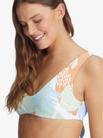 3 Wildflowers Reversible Bralette Bikini Top White ARJX303575 Roxy