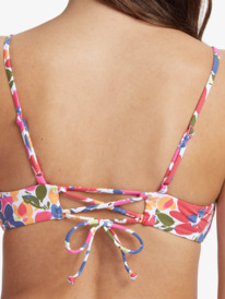 3 Printed Beach Classics Athletic Triangle Bikini Top Pink ARJX303613 Roxy