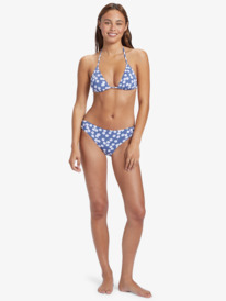 3 Floral Delight - Tiki Tri Bikini Top for Women Bleu ARJX303617 Roxy