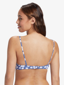 roxy, Blumen - Underwired Bralette Bikini Top for Women, BIJOU BLUE FLORAL DELIGHT (bng8) Blumen - Underwired Bralette Bikini Top for Women ARJX303618