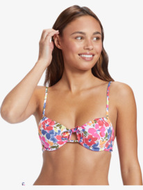 roxy, Bloomin Babe Underwired Bralette Bikini Top, BLOOMIN BABE - SWIM (mjy5) Bloomin Babe - Underwired Bralette Bikini Top for Women ARJX303619