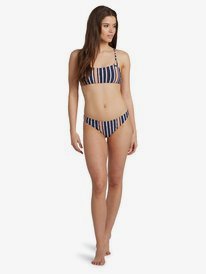 1 Printed Beach Classics Moderate Bikini Bottoms Blue ARJX403438 Roxy