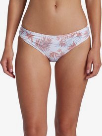 0 Printed Beach Full Coverage Bikini Bottoms White ARJX403441 Roxy