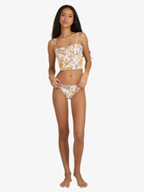 16 On Repeat Smocked Bikini Bottoms  ARJX403489 Roxy