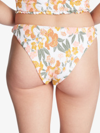 15 On Repeat Smocked Bikini Bottoms  ARJX403489 Roxy