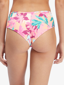 roxy, Roxy Active 2022 - Parte de baixo de biquíni Hipster para Mulheres jovens, CANTALOUPE TROPI PALM (ngp7) Roxy Active 2022 - Hipster Bikini Bottoms for Young Women ARJX403496