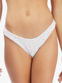 roxy, Ditsy In Paradise Smocked 2022 - Cheeky Bikini Bottoms for Young Women, BROOK GREEN DITSY IN PARADISE (gcf7) Ditsy In Paradise Smocked 2022 - Cheeky Bikini Bottoms for Young Women ARJX403507