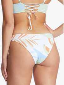 2 Wildflowers Reversible Full Bikini Bottoms White ARJX403533 Roxy