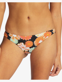 3 Printed Beach Classics Cheeky Bikini Bottoms Black ARJX403536 Roxy