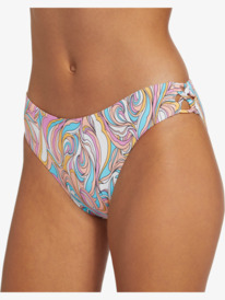 2 Beach Classics Strap Hipster Bikini Bottoms Pink ARJX403552 Roxy