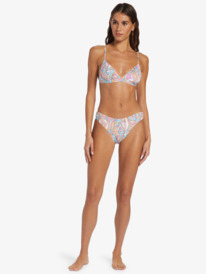3 Beach Classics Strap Hipster Bikini Bottoms Pink ARJX403552 Roxy