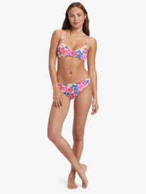 4 Printed Beach Classics Hipster Bikini Bottoms Pink ARJX403564 Roxy