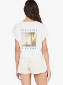 3 Vintage Photo Screen Tee White ARJZT06763 Roxy