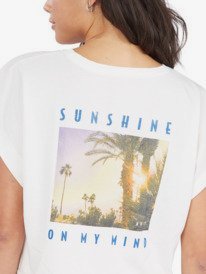 4 Vintage Photo Screen Tee White ARJZT06763 Roxy