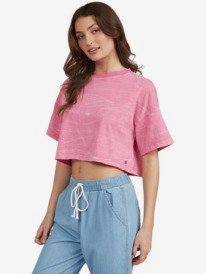 4 Washed Waves Oversized T-Shirt Pink ARJZT06964 Roxy
