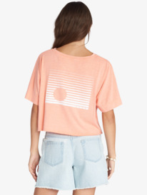 2 Super Sun Oversized T-Shirt Pink ARJZT06979 Roxy