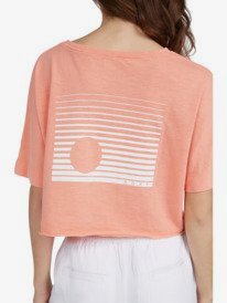 5 Super Sun Oversized T-Shirt Pink ARJZT06979 Roxy