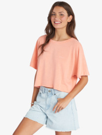 3 Super Sun Oversized T-Shirt Pink ARJZT06979 Roxy