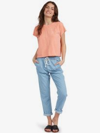 1 Just Surf Oversized T-Shirt Pink ARJZT06991 Roxy