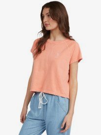 3 Just Surf Oversized T-Shirt Pink ARJZT06991 Roxy