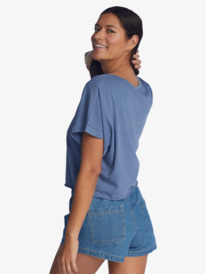 2 Having Fun T-Shirt Blue ARJZT07136 Roxy