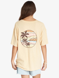 2 Welcome To Paradise Boyfriend T-Shirt  ARJZT07260 Roxy