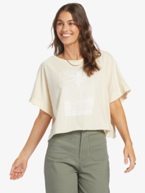 0 Map Palm Flowy Graphic T-Shirt  ARJZT07319 Roxy