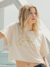0 Sunrise To Sunset T-Shirt Beige ARJZT07433 Roxy
