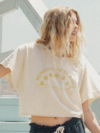 1 Sunrise To Sunset T-Shirt Beige ARJZT07433 Roxy