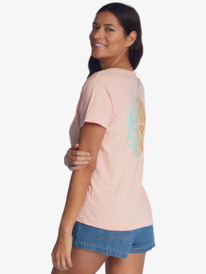 2 Kinda Salty Screen Tee Pink ARJZT07435 Roxy