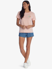 4 Kinda Salty Screen Tee Pink ARJZT07435 Roxy