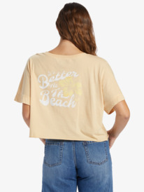 5 Better Beach T-Shirt Beige ARJZT07498 Roxy